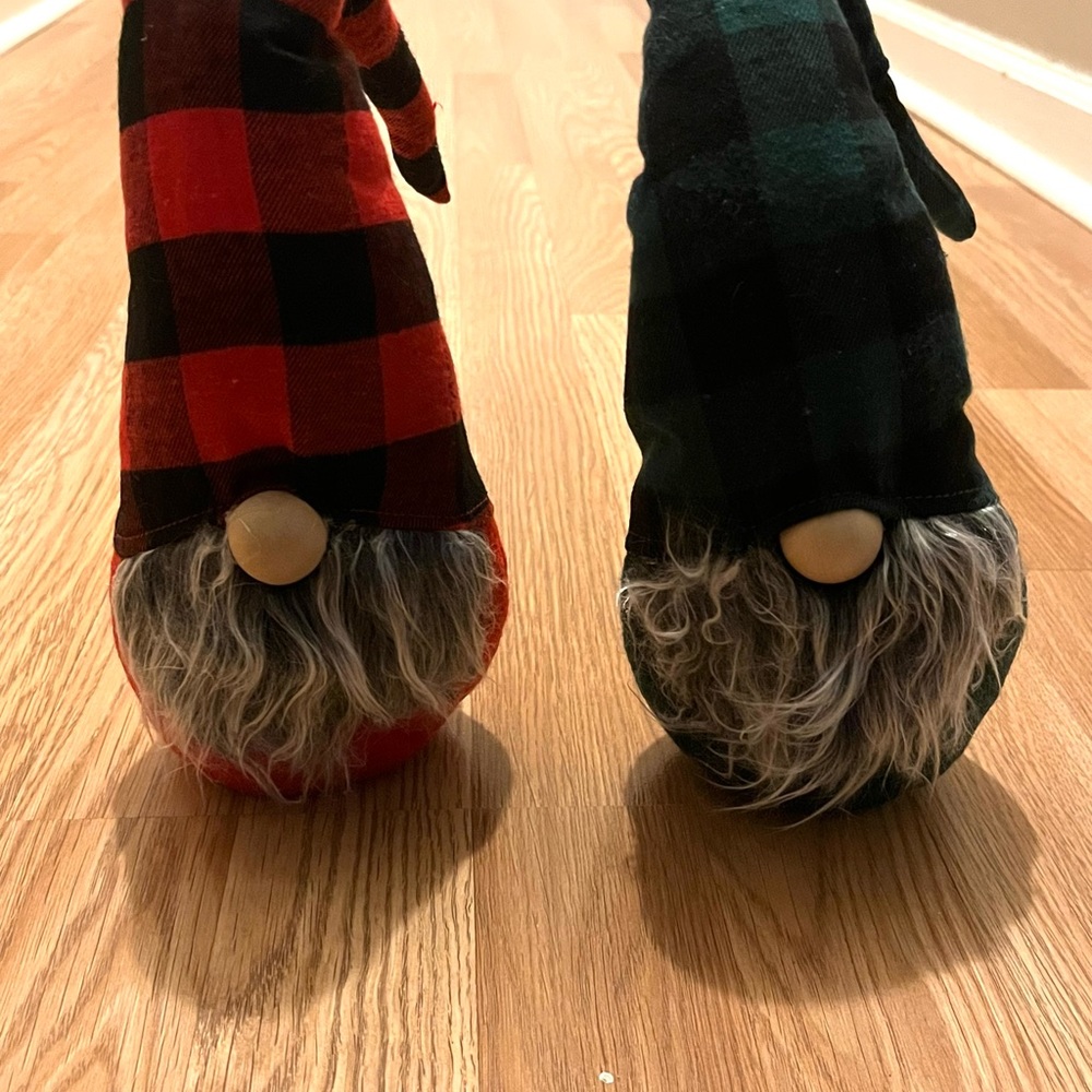 Buffalo Plaid Christmas Gnomes Gifts Christmas Decorations Plush